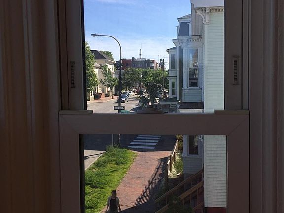 view up the street