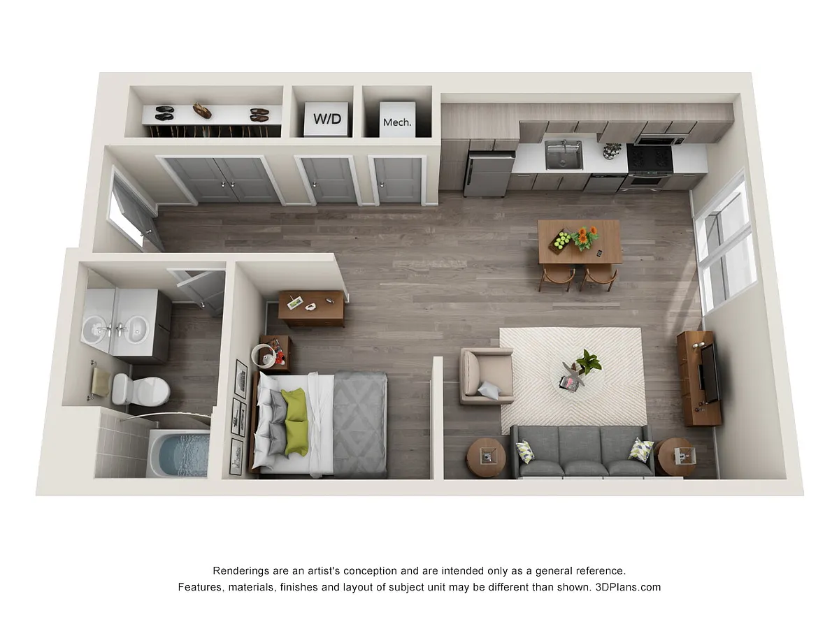 Floor plan S4 Studio