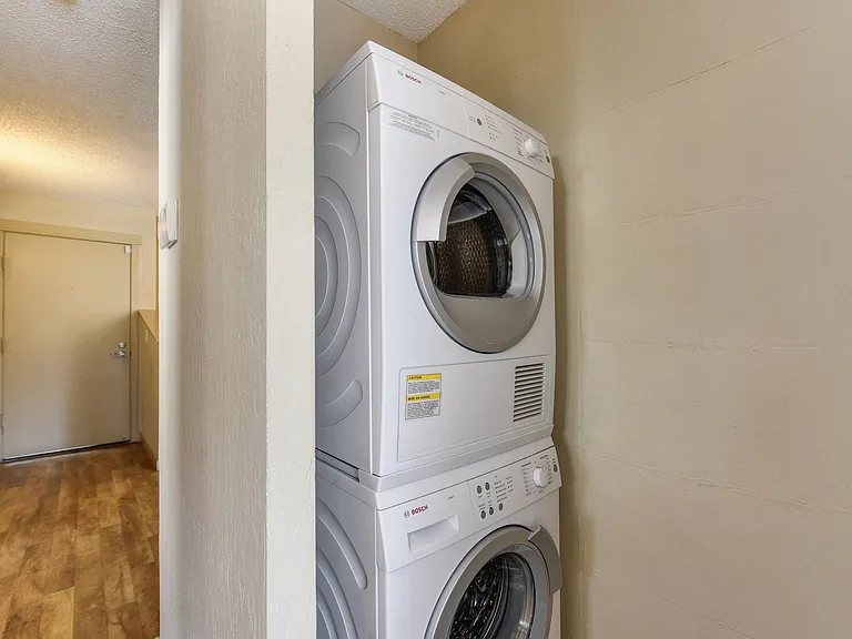 Washer and Dryer Inside