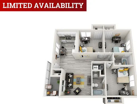 Cambridge A | 3-Bedroom Floorplan Cambridge A | 3-Bedroom Floorplan