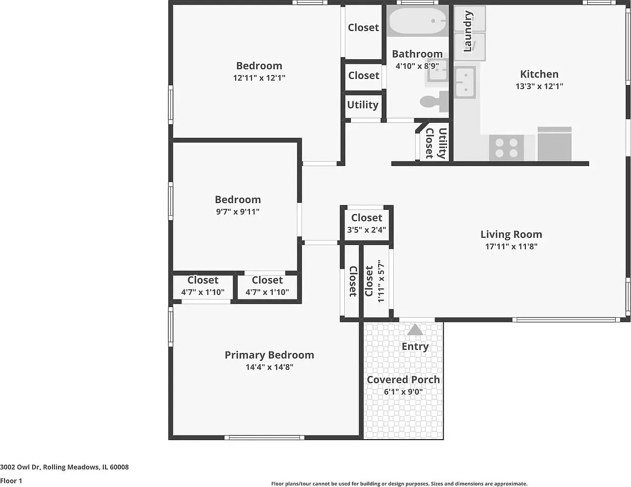 3 bed, 1100 sqft, $2,600 — Photo 3
