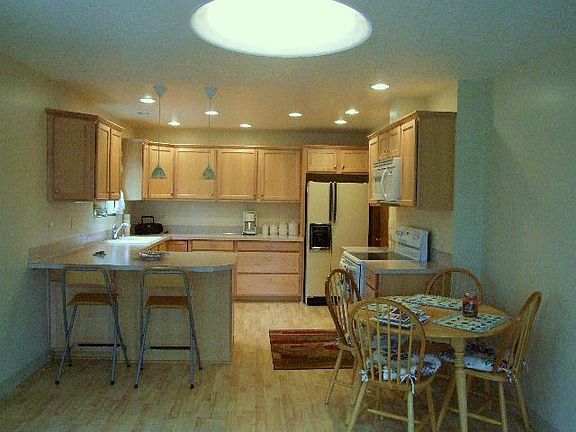 Kitchen and dining area