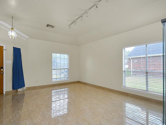 Entry way and dining room