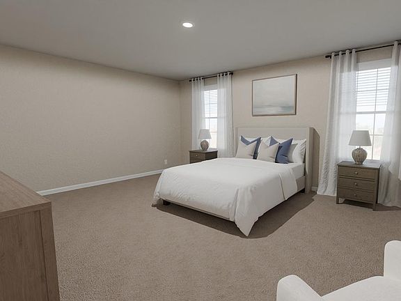 Upstairs, you will find four bedrooms, including your spacious owner s suite Artist s rendering