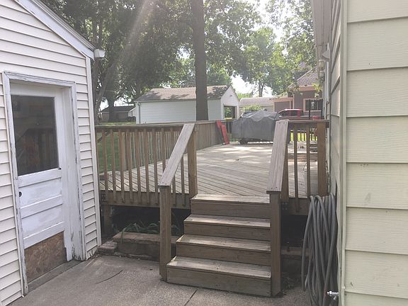Deck Stairs Leading to Drive