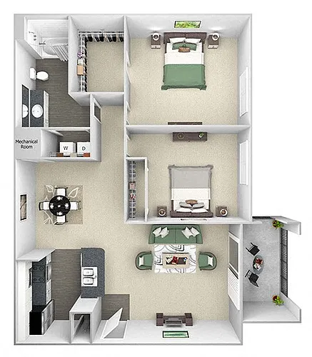 Floor plan B1 (Capri)