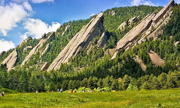 Boulder Flatirons...just a 20 min drive away