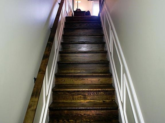 Stairs from Public Entry Foyer to Main Level