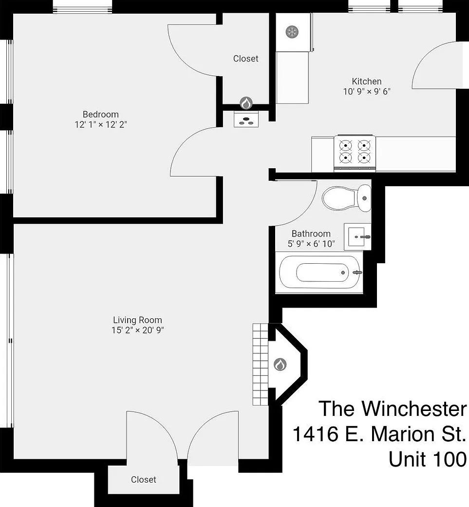 1 bed, 750 sqft, $1,850 — Photo 2