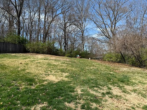 Huge back yard.