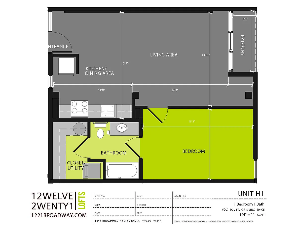 Floor plan H1