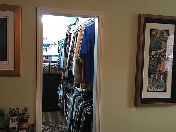 Master walk-in closet 