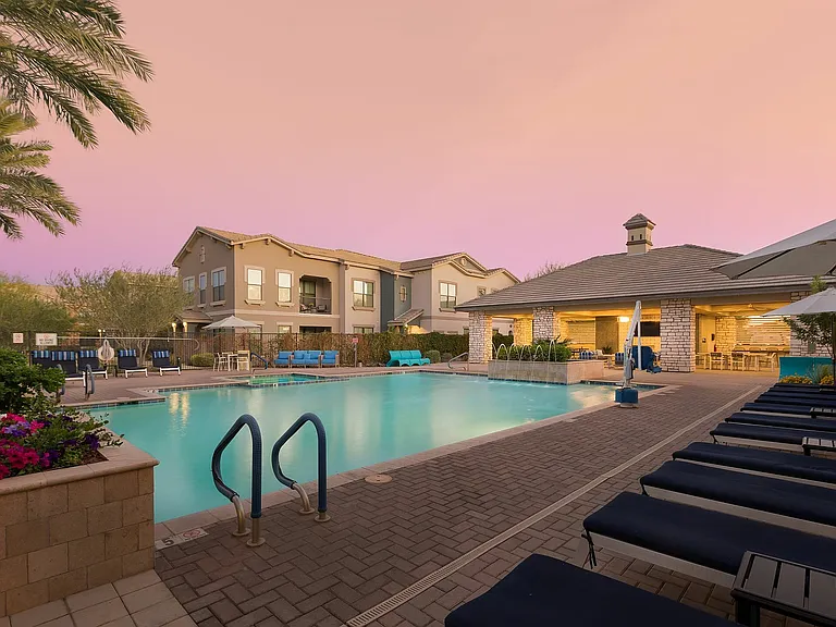 Pool Dusk