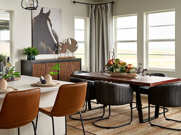 Example of Plan 3503 Kitchen and Dining Room