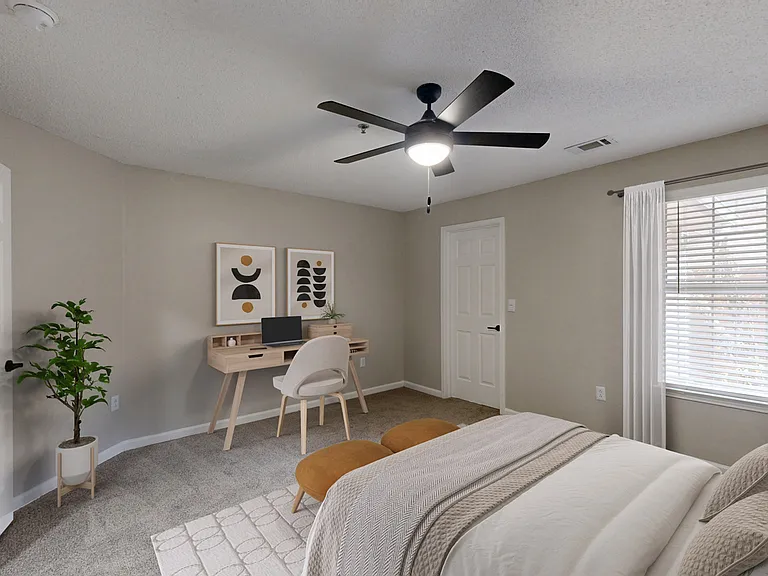 Spacious bedrooms.