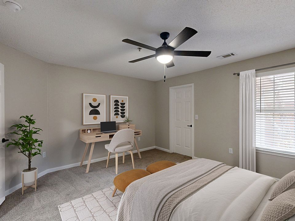 Spacious bedrooms.