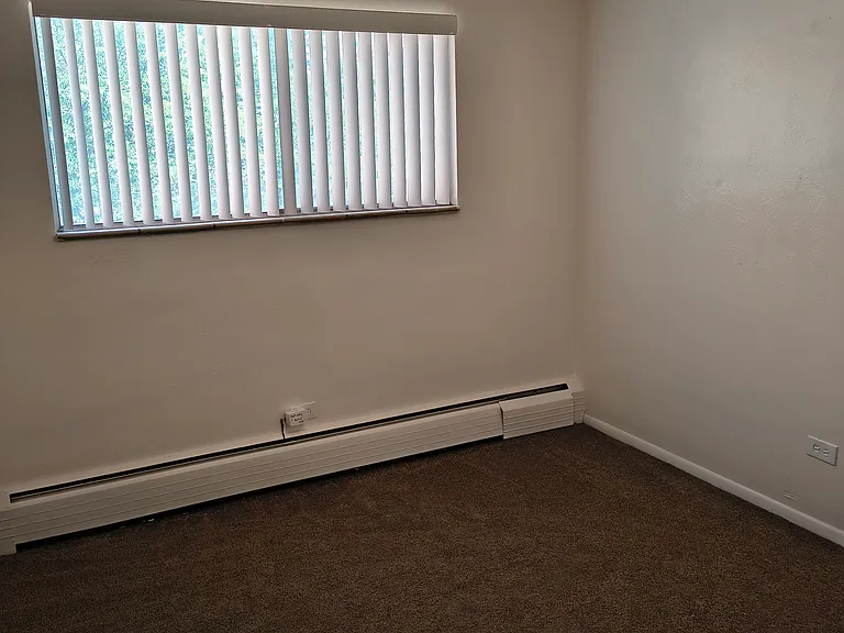 Bedroom with full closet