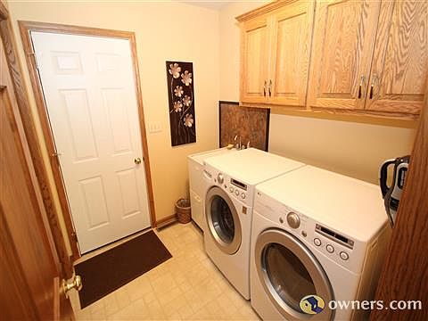 Attached garage entrance