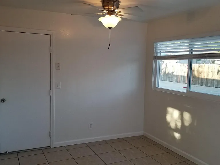 Dining room and door to garage