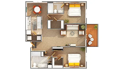 Floor plan Nicollet