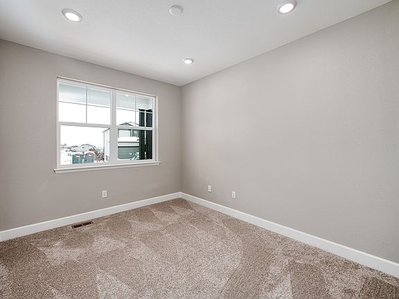 The Bluebell floorplan, flex space offers the perfect space for a home office.