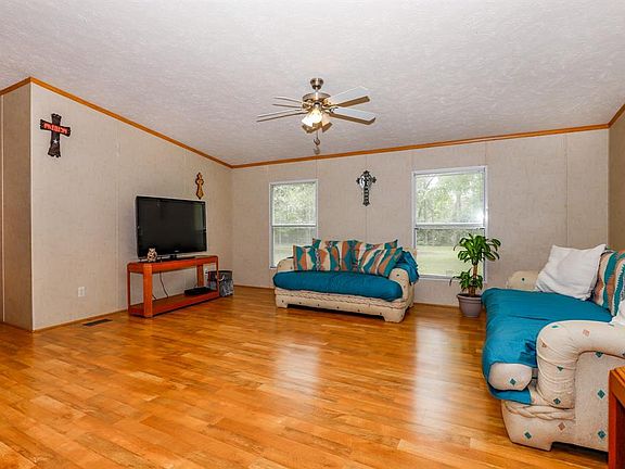 Open living room view from front entrance