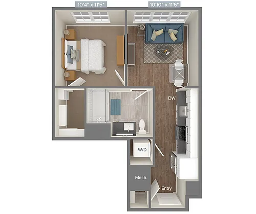 Floor plan A1-590