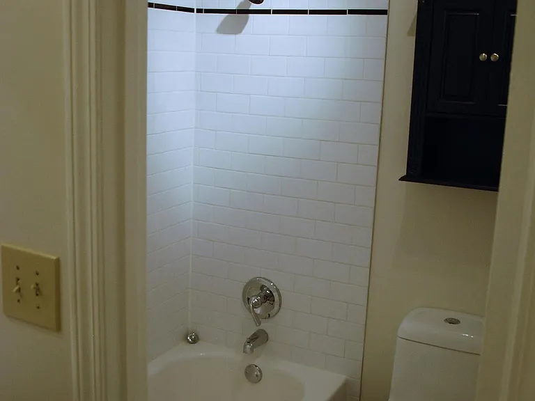 Second floor bathroom (shower and toilet)