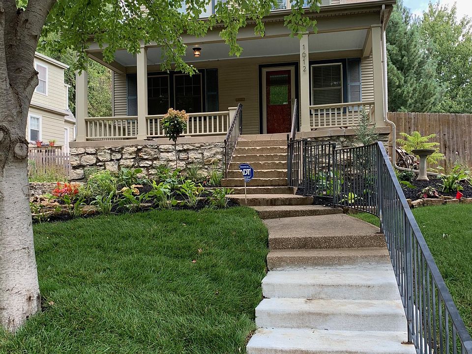 Front yard, house and landscaping