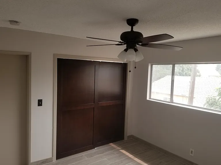 Bedroom- New tile and paint- Bedroom-new ceiling fan