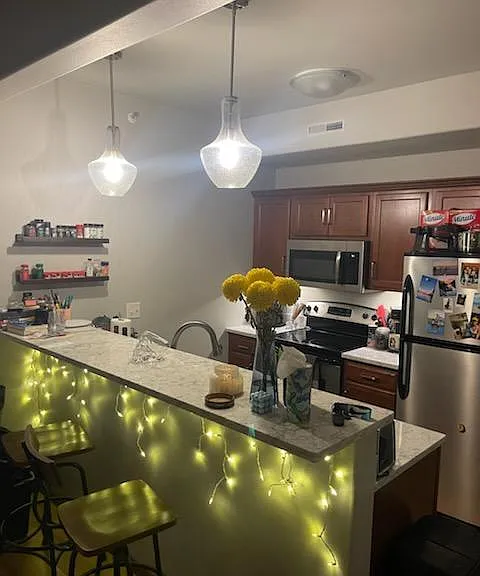 Updated kitchen appliances and washer/dryer