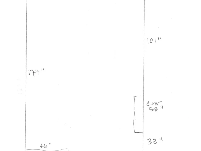 Downstairs Sound Studio Floor plan