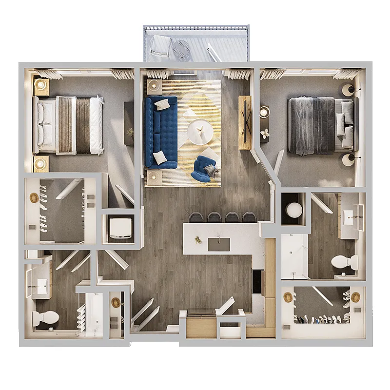 Floor plan B1