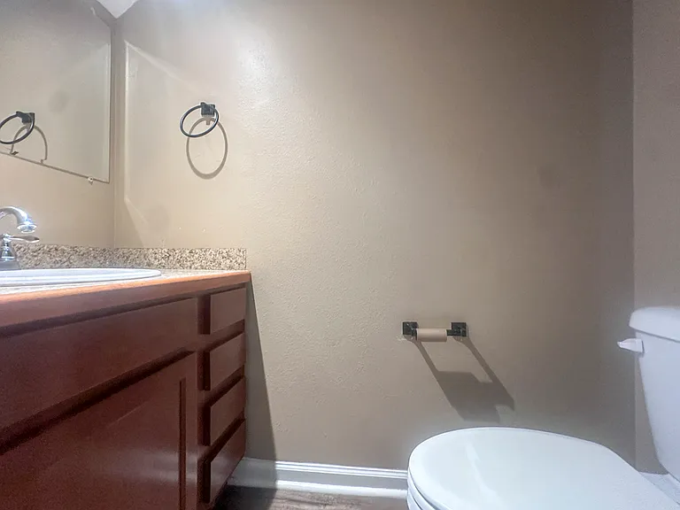 Half Bath Downstairs - 507 E Lagarange St, Lake Charles La - Listed by Homes for Rent in Lake Charles LA