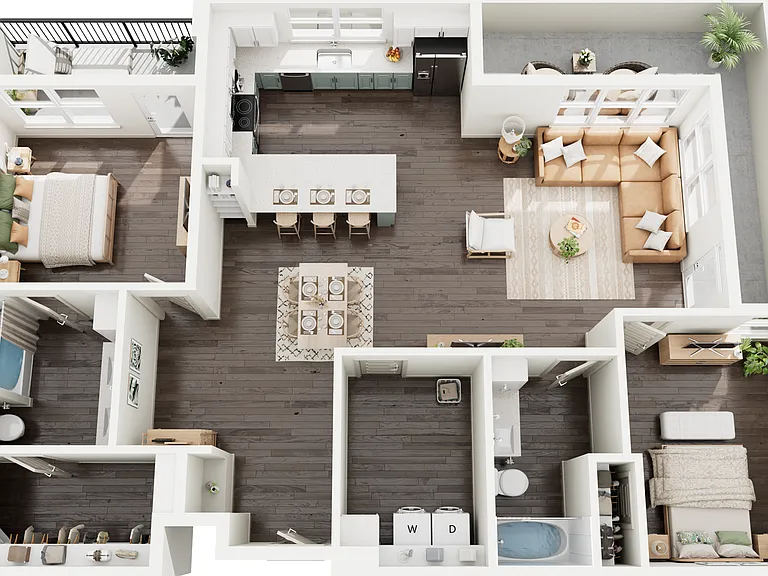 2D-2 floor plan The Janis