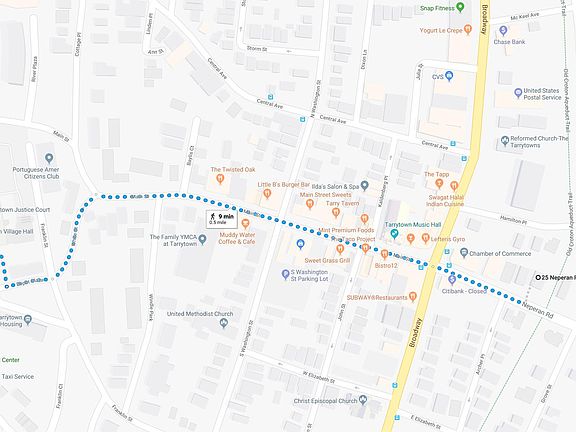 Extremely close to town and train station with express stop to Grand Central Station.