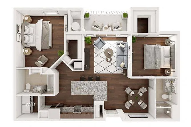 Floor plan Montague