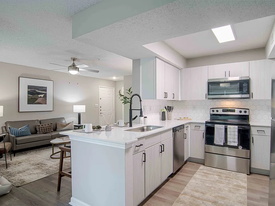 Newly Renovated Kitchen with Quartz Countertops and Stainless Steel Appliances