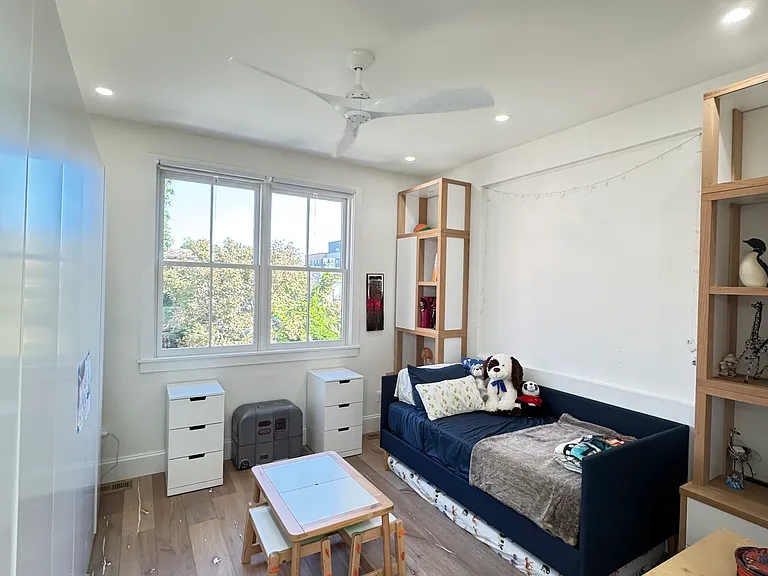 3rd Floor Rear Bedroom w/Built-in Closets (Daybed can be swapped with Queen in Front Bedroom)