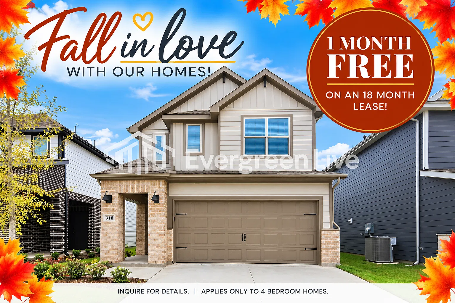 4 bed, 2.5 bath, 1754 sqft, $2,545 — Photo 1