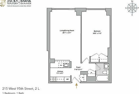 2nd image of 215 W 95th St APT 2L