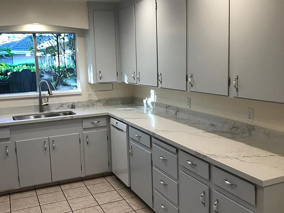Kitchen with dishwasher.