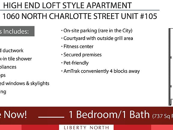 3rd image of 1060 N Charlotte St Unit 105