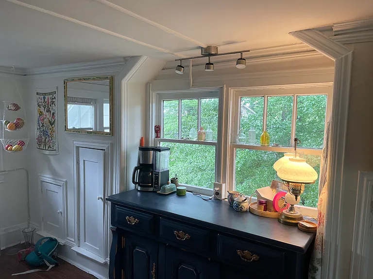 Kitchen - view of cupboard and cabinets.