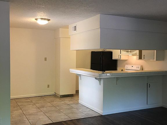 Dining area & kitchen from living are