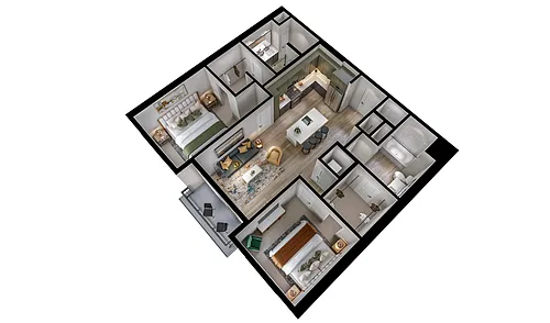 Floor plan B1 (North)