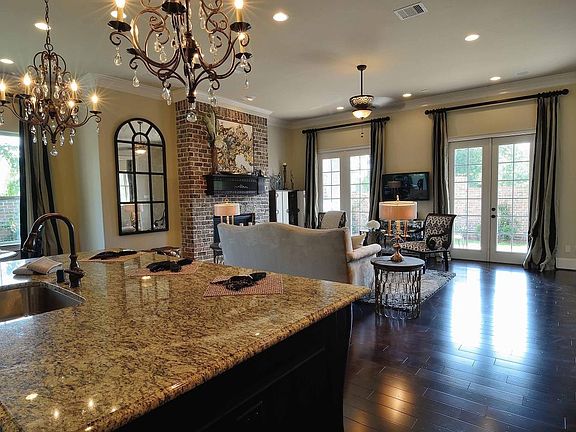 From kitchen looking into living area