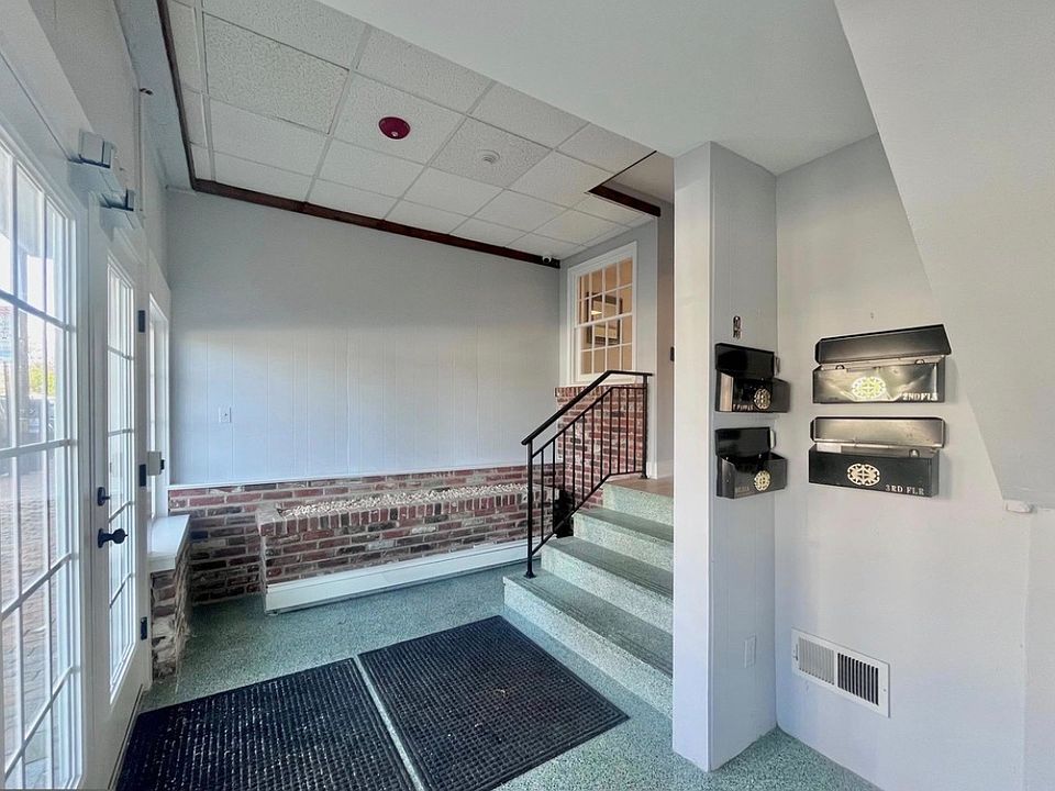 Key fob entry to vestibule and mailbox