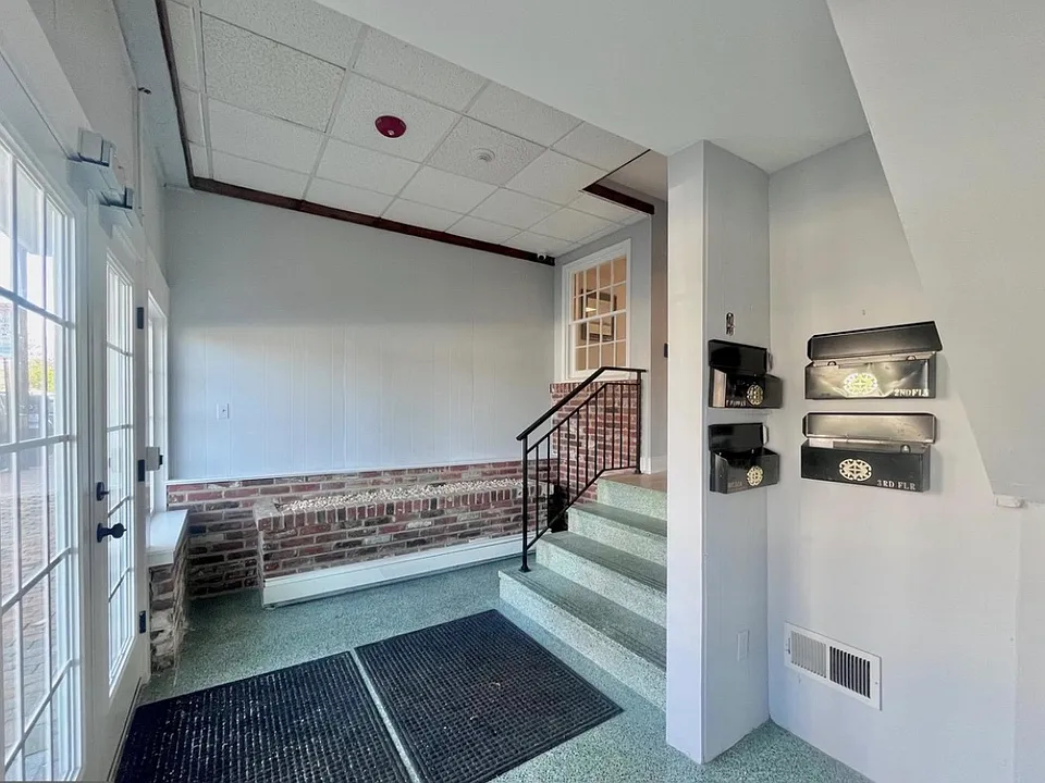Key fob entry to vestibule and mailbox