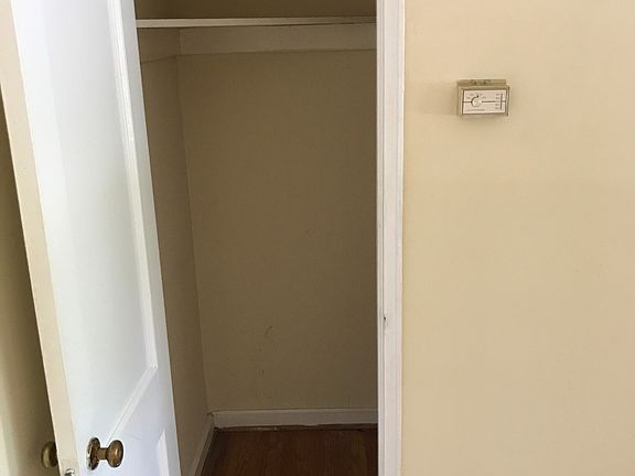 Storage closet in living room